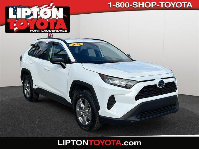 used 2022 Toyota RAV4 Hybrid car, priced at $25,879