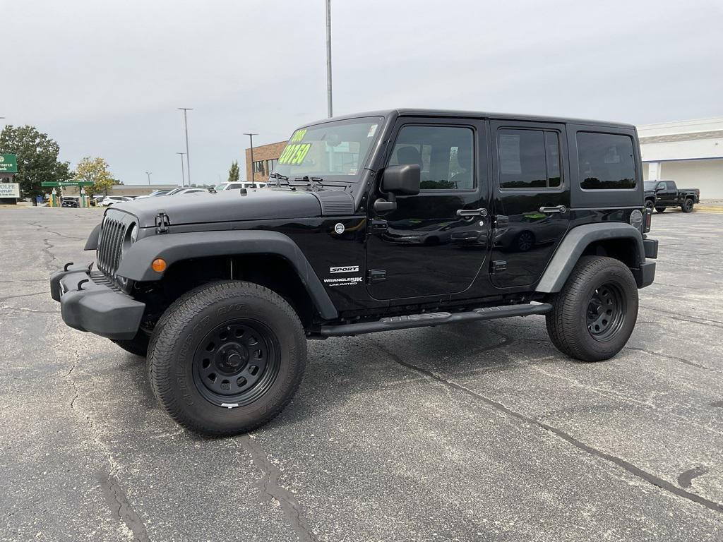 used 2018 Jeep Wrangler JK Unlimited car, priced at $19,450