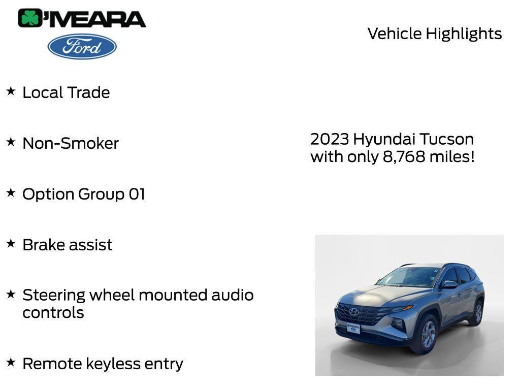used 2023 Hyundai Tucson car, priced at $24,990