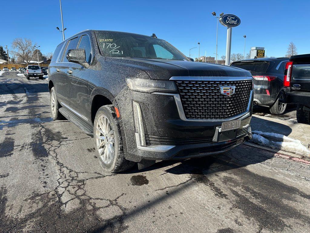 used 2022 Cadillac Escalade ESV car, priced at $74,589