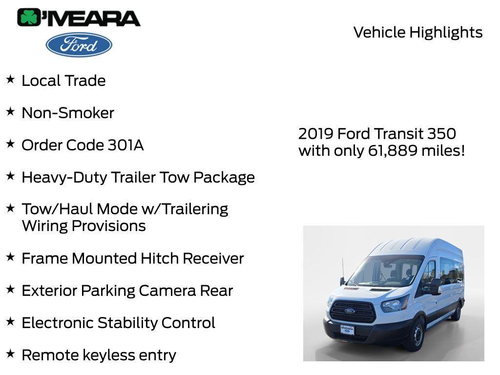 used 2019 Ford Transit-350 car, priced at $29,990