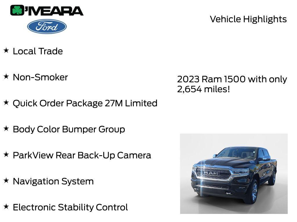 used 2023 Ram 1500 car, priced at $57,290