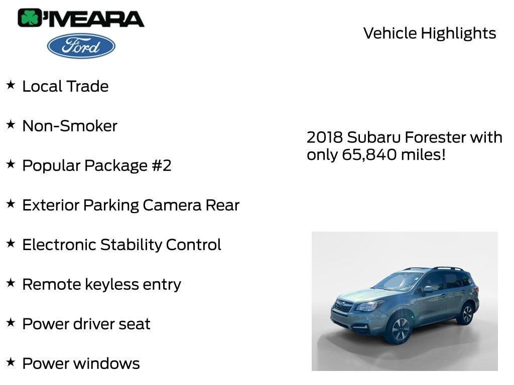 used 2018 Subaru Forester car, priced at $18,790