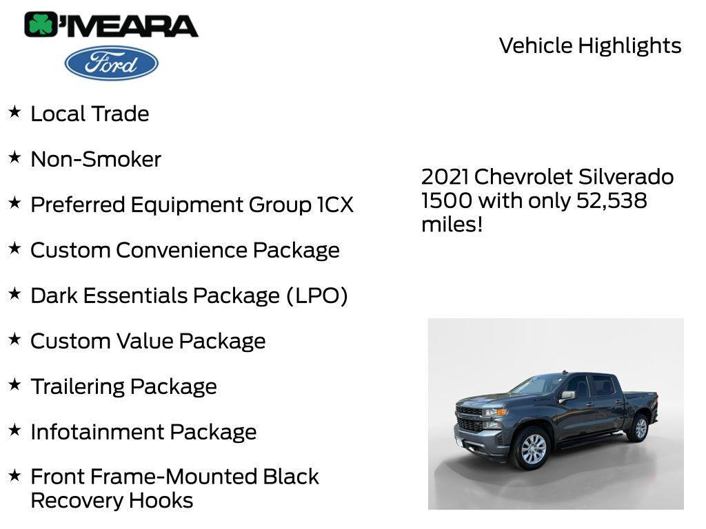 used 2021 Chevrolet Silverado 1500 car, priced at $33,590