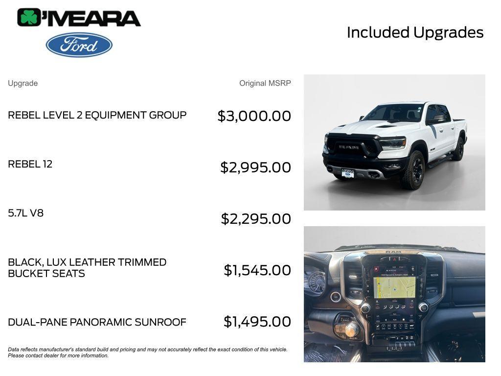 used 2021 Ram 1500 car, priced at $40,420