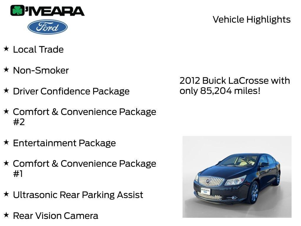used 2012 Buick LaCrosse car, priced at $9,420