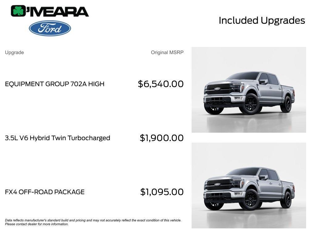 new 2025 Ford F-150 car, priced at $80,034