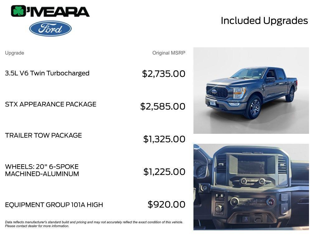 used 2022 Ford F-150 car, priced at $36,590