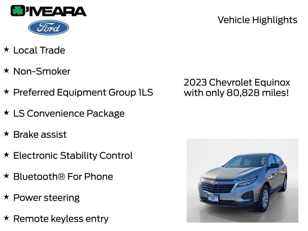 used 2023 Chevrolet Equinox car, priced at $18,990