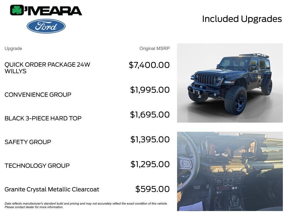 used 2024 Jeep Wrangler car, priced at $45,420
