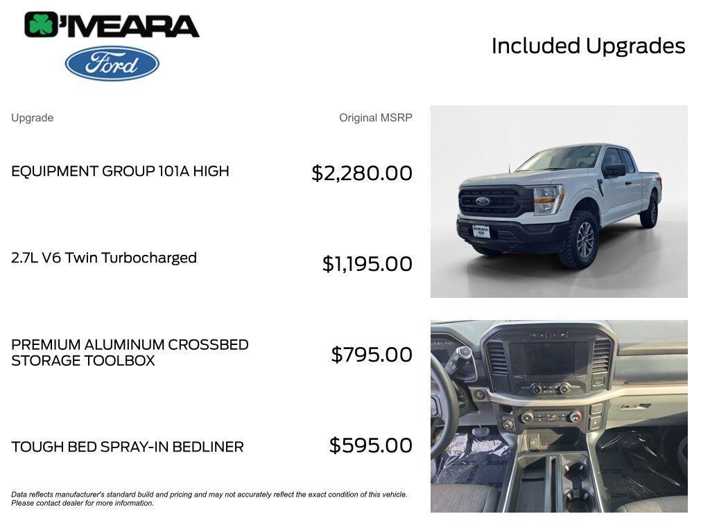 used 2021 Ford F-150 car, priced at $21,990