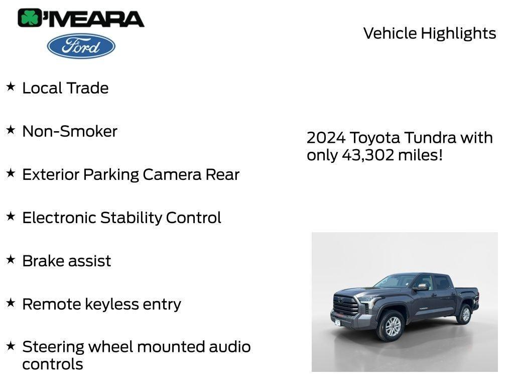 used 2024 Toyota Tundra car, priced at $39,990