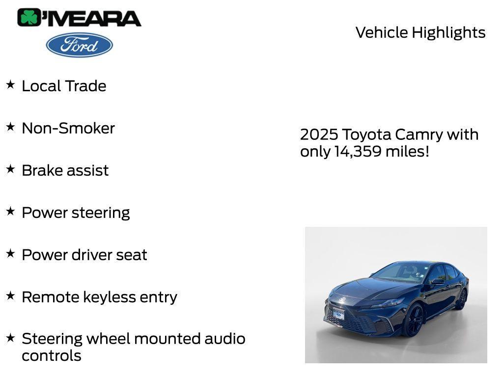used 2025 Toyota Camry car, priced at $29,290