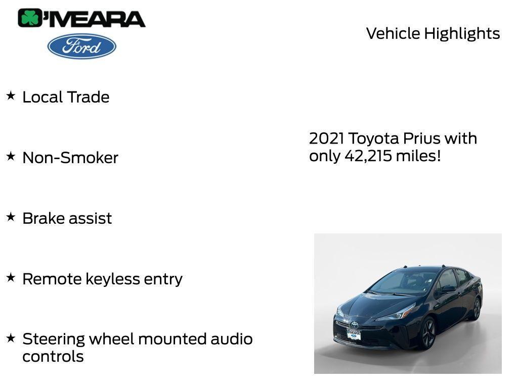used 2021 Toyota Prius car, priced at $23,990