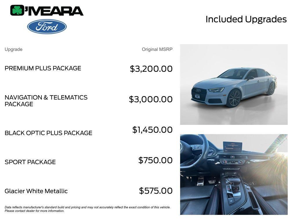 used 2018 Audi A4 car, priced at $21,990