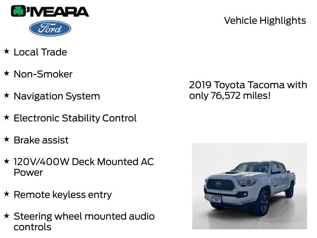 used 2019 Toyota Tacoma car, priced at $30,990
