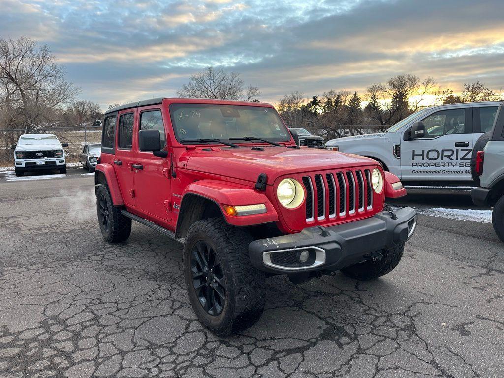 used 2021 Jeep Wrangler Unlimited 4xe car, priced at $32,589