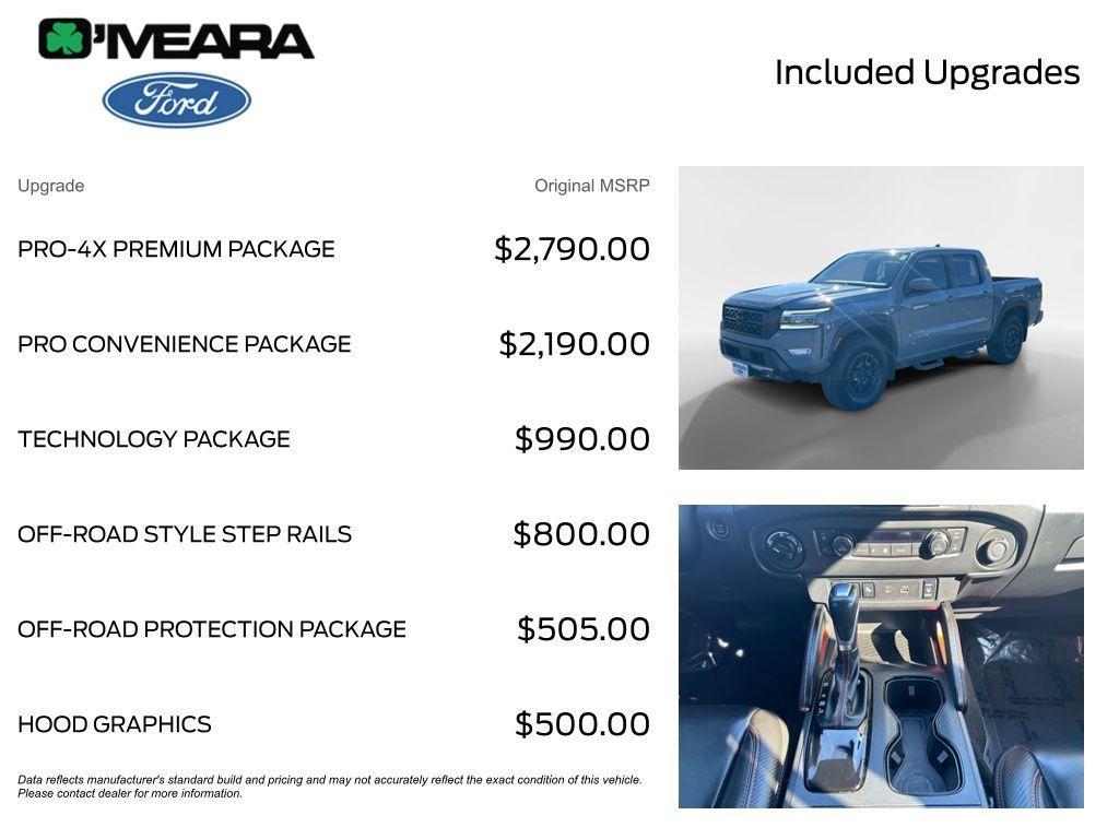 used 2023 Nissan Frontier car, priced at $33,990