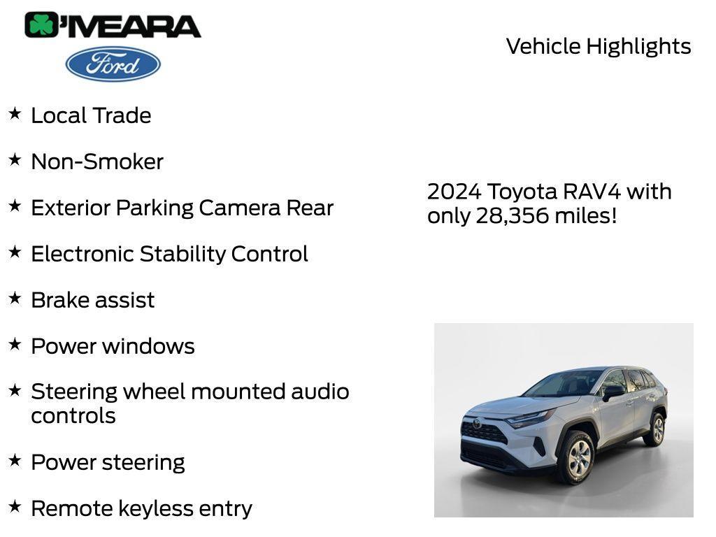 used 2024 Toyota RAV4 car, priced at $27,990
