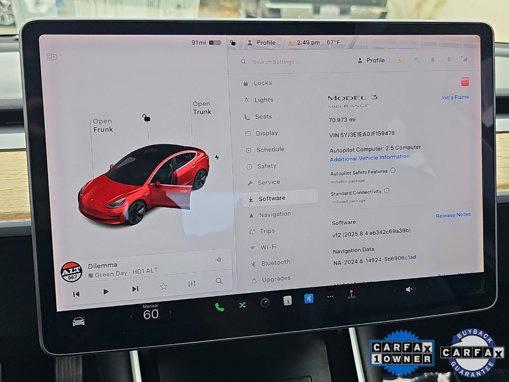 used 2018 Tesla Model 3 car, priced at $15,985