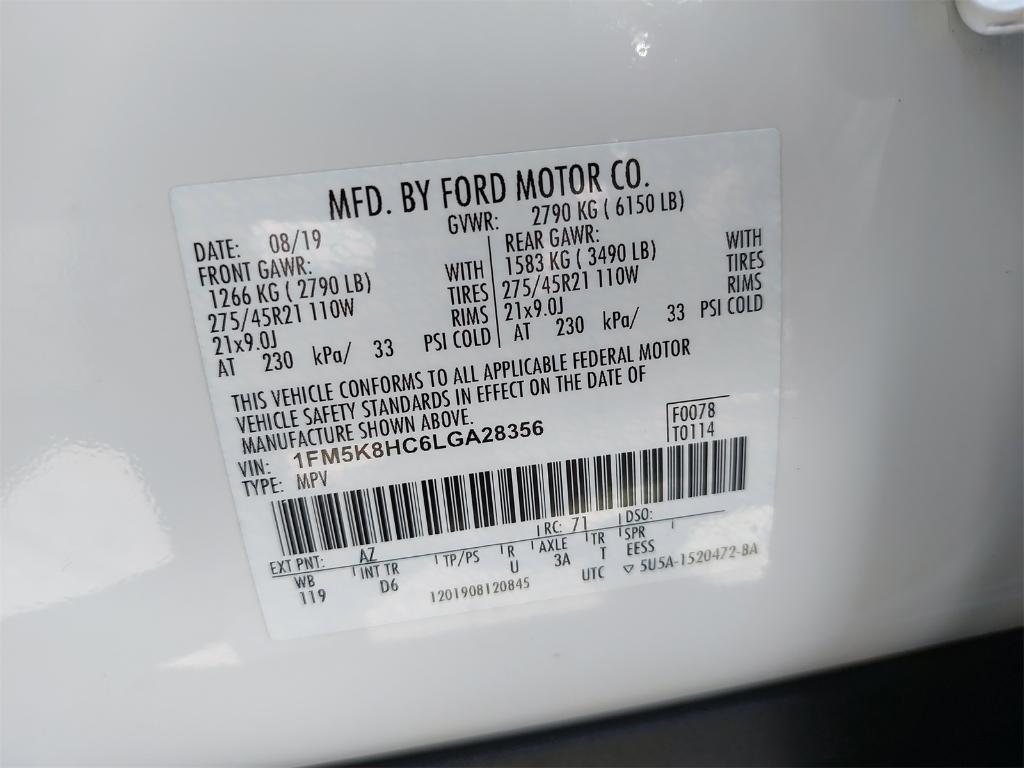 used 2020 Ford Explorer car, priced at $27,400