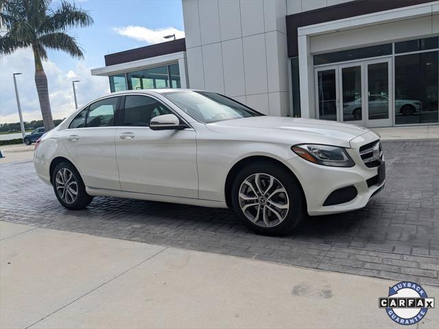 used 2018 Mercedes-Benz C-Class car, priced at $17,977