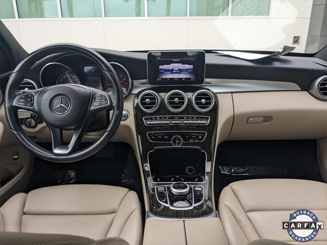 used 2018 Mercedes-Benz C-Class car, priced at $17,977