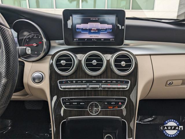 used 2018 Mercedes-Benz C-Class car, priced at $17,977