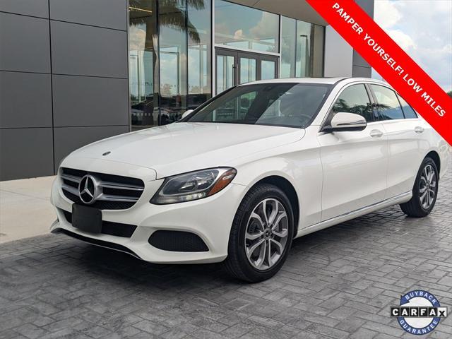used 2018 Mercedes-Benz C-Class car, priced at $17,977