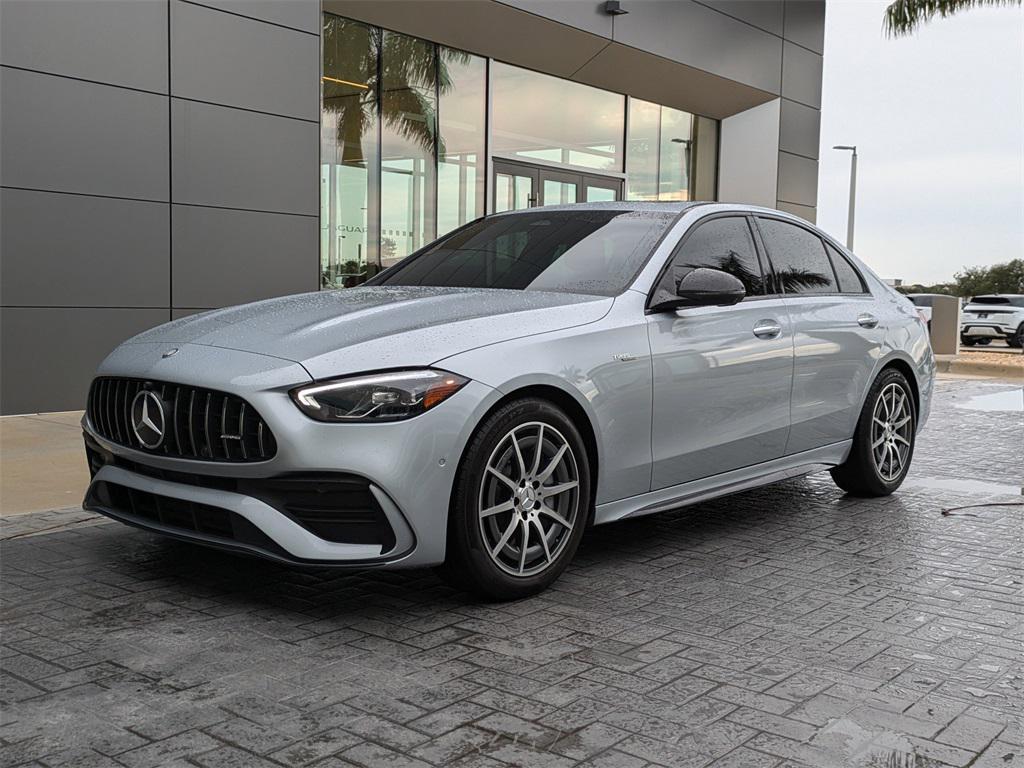 used 2024 Mercedes-Benz AMG C 43 car, priced at $51,977
