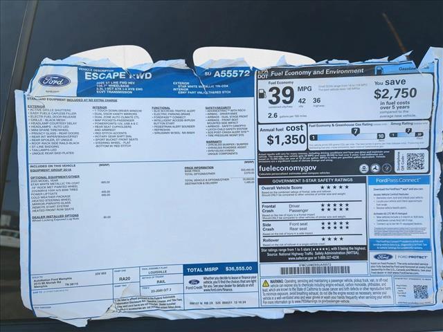 new 2025 Ford Escape car, priced at $29,922