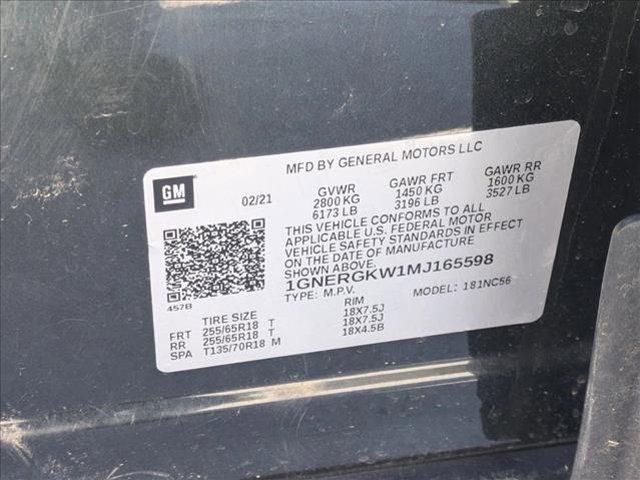 used 2021 Chevrolet Traverse car, priced at $21,888