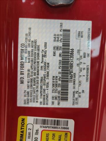 used 2024 Ford Mustang car, priced at $30,100