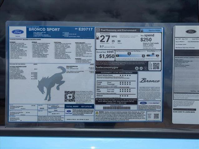 new 2025 Ford Bronco Sport car, priced at $32,922