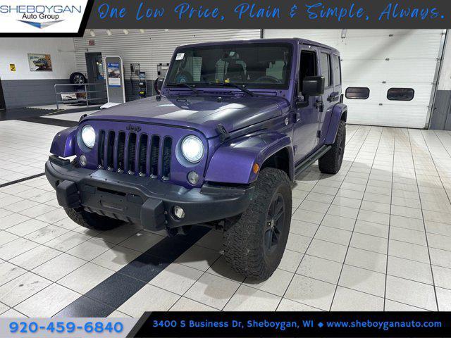 used 2017 Jeep Wrangler Unlimited car, priced at $20,512