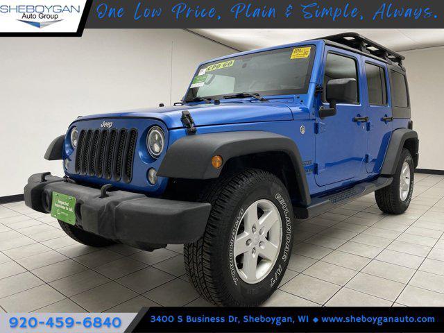 used 2016 Jeep Wrangler Unlimited car, priced at $18,675