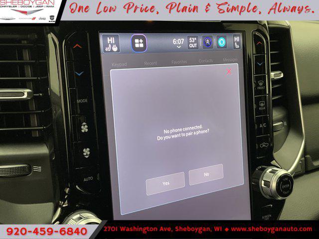 new 2026 Ram 1500 car, priced at $58,325