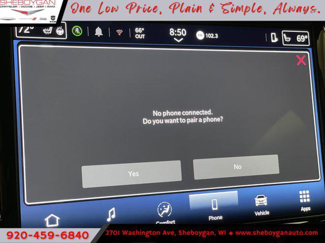 new 2025 Chrysler Pacifica car, priced at $41,842