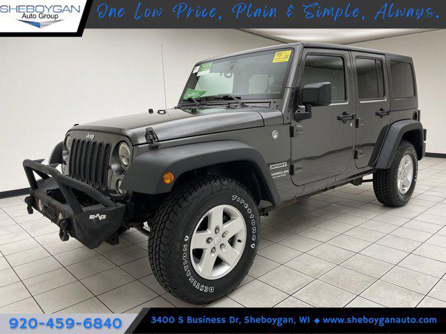 used 2017 Jeep Wrangler Unlimited car, priced at $20,718