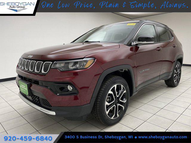 used 2022 Jeep Compass car, priced at $23,922