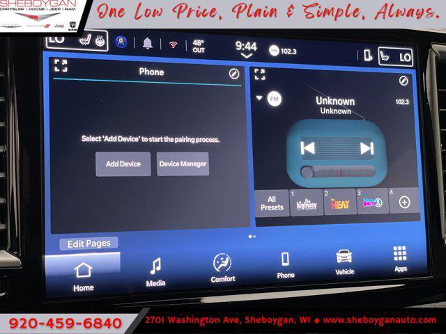 new 2026 Chrysler Pacifica car, priced at $47,135