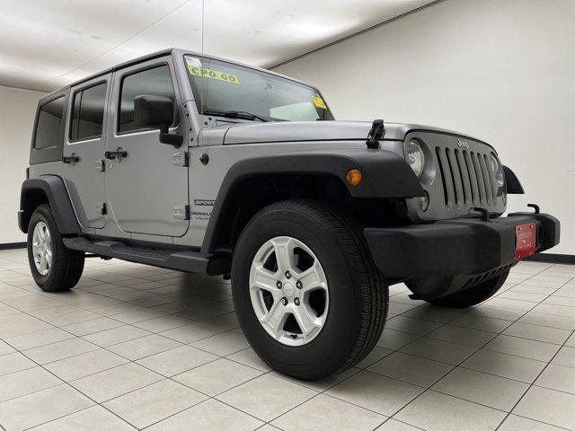 used 2018 Jeep Wrangler JK Unlimited car, priced at $23,679