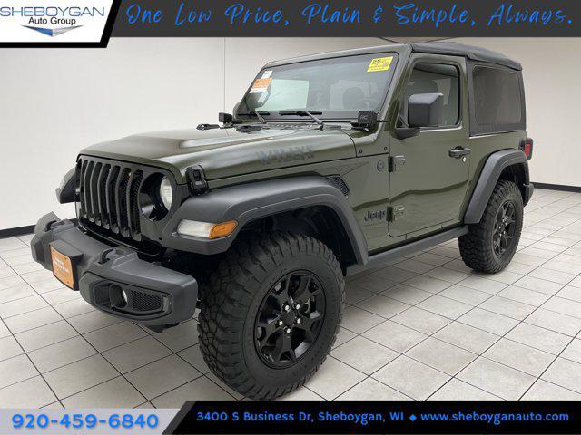 used 2023 Jeep Wrangler car, priced at $33,462