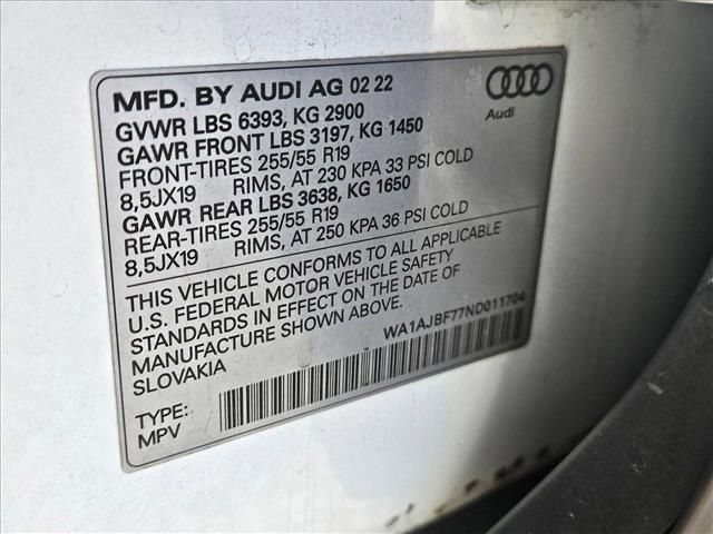 used 2022 Audi Q7 car, priced at $31,995