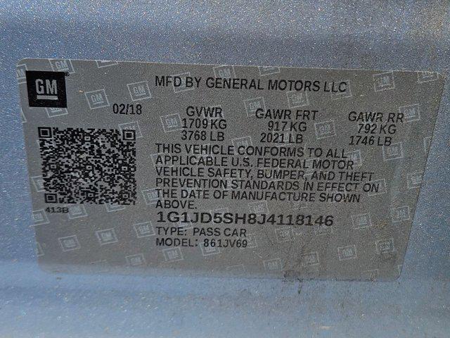 used 2018 Chevrolet Sonic car, priced at $7,995