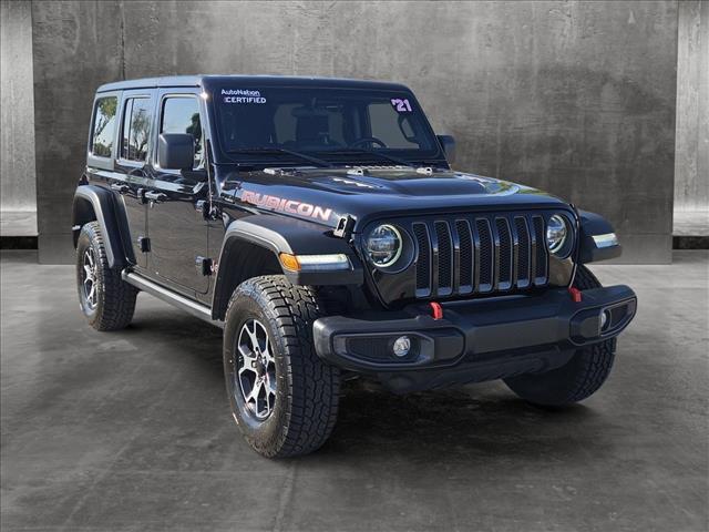 used 2021 Jeep Wrangler Unlimited car, priced at $33,955