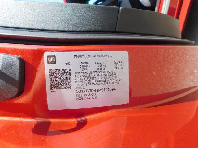 used 2021 Chevrolet Corvette car, priced at $69,995