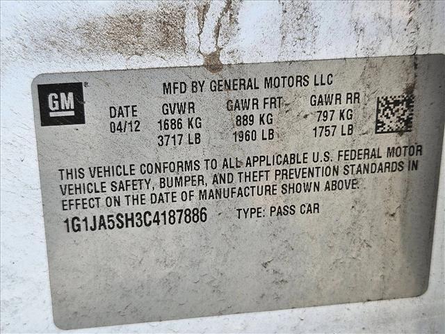 used 2012 Chevrolet Sonic car, priced at $6,223