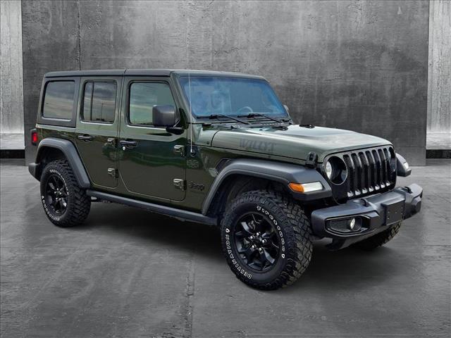 used 2021 Jeep Wrangler Unlimited car, priced at $28,762