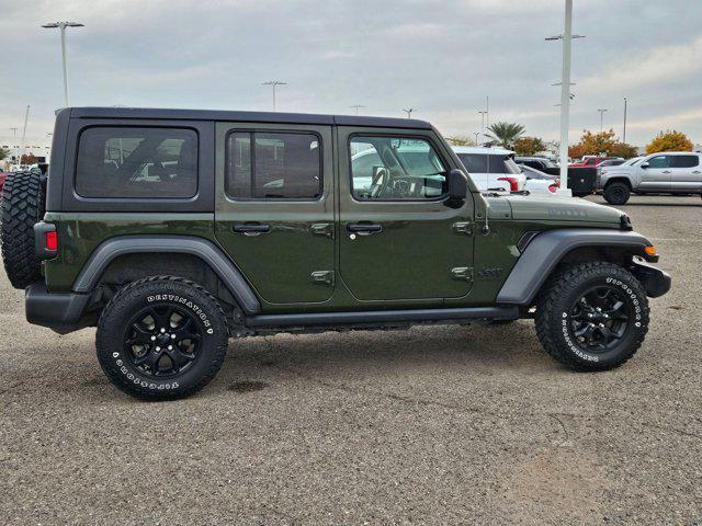 used 2021 Jeep Wrangler Unlimited car, priced at $31,498